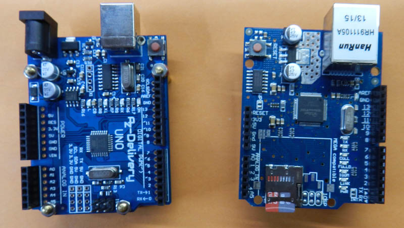 Arduino et son shield ethernet.jpg
